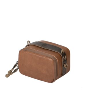 Full Leather Portable Camera Pouch L